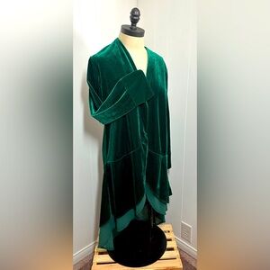 Emerald Green Velvet Jacket